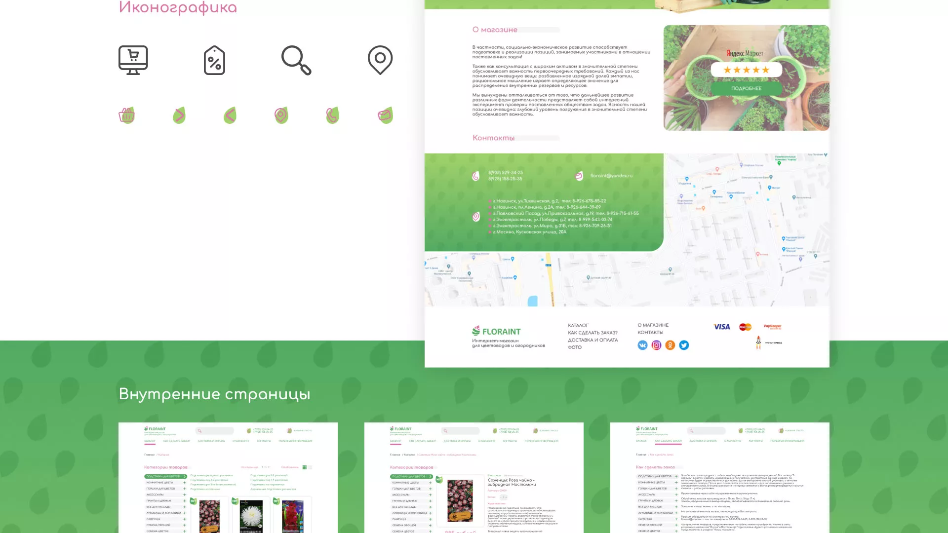 Создание логотипа и интернет-магазина «FLORAINT» в Артёмовске