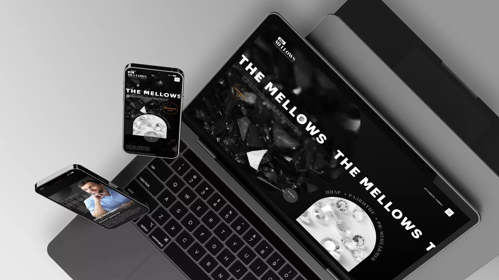 Разработка сайта креативного агентства «The Mellows» в Артёмовске