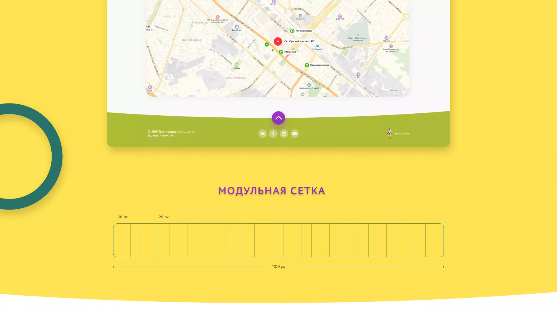 Разработка сайта детского активити-клуба «Домик гномика» в Артёмовске