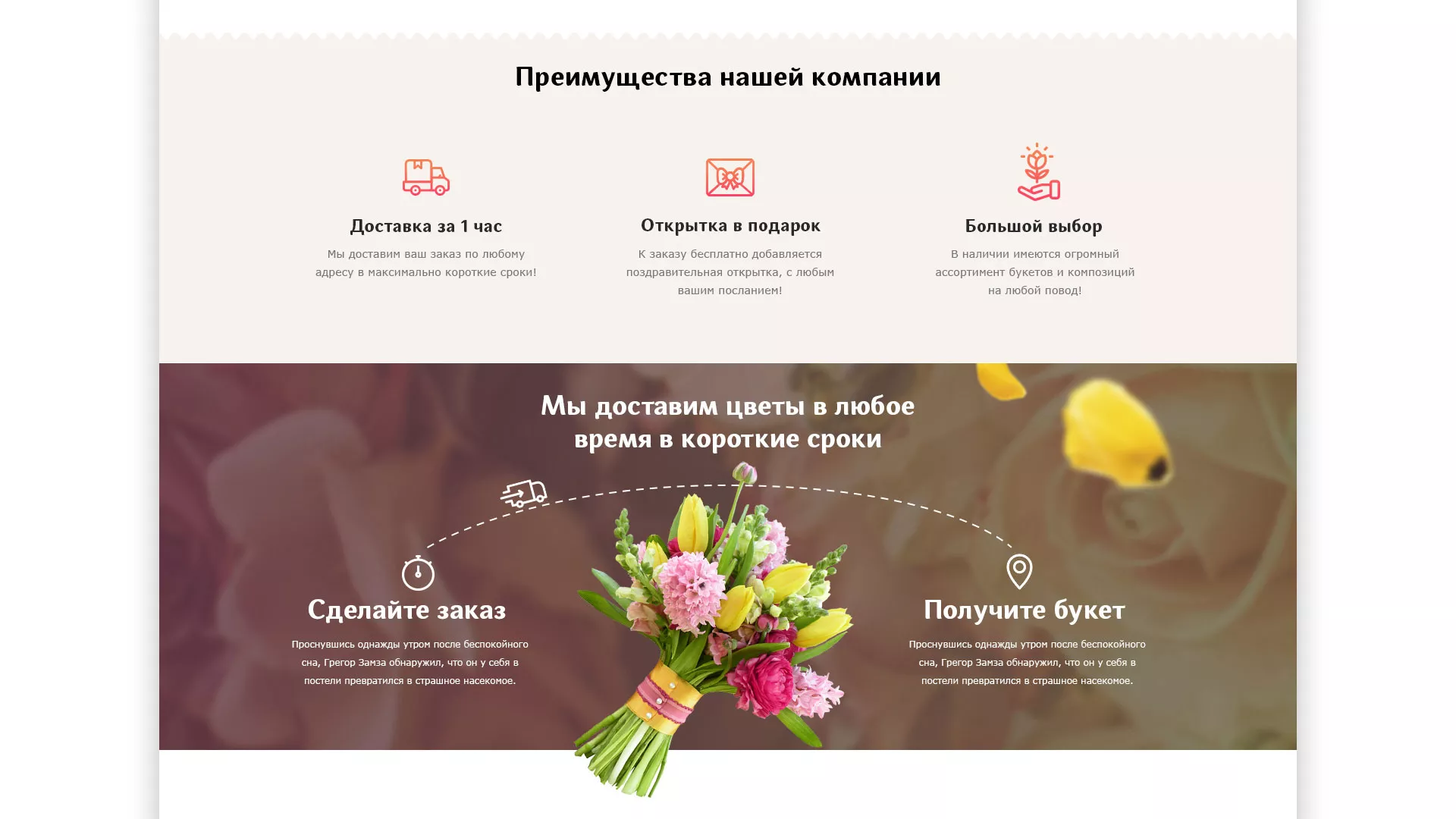 Создание интернет-магазина «Букет-онлайн» по цветам в Артёмовске