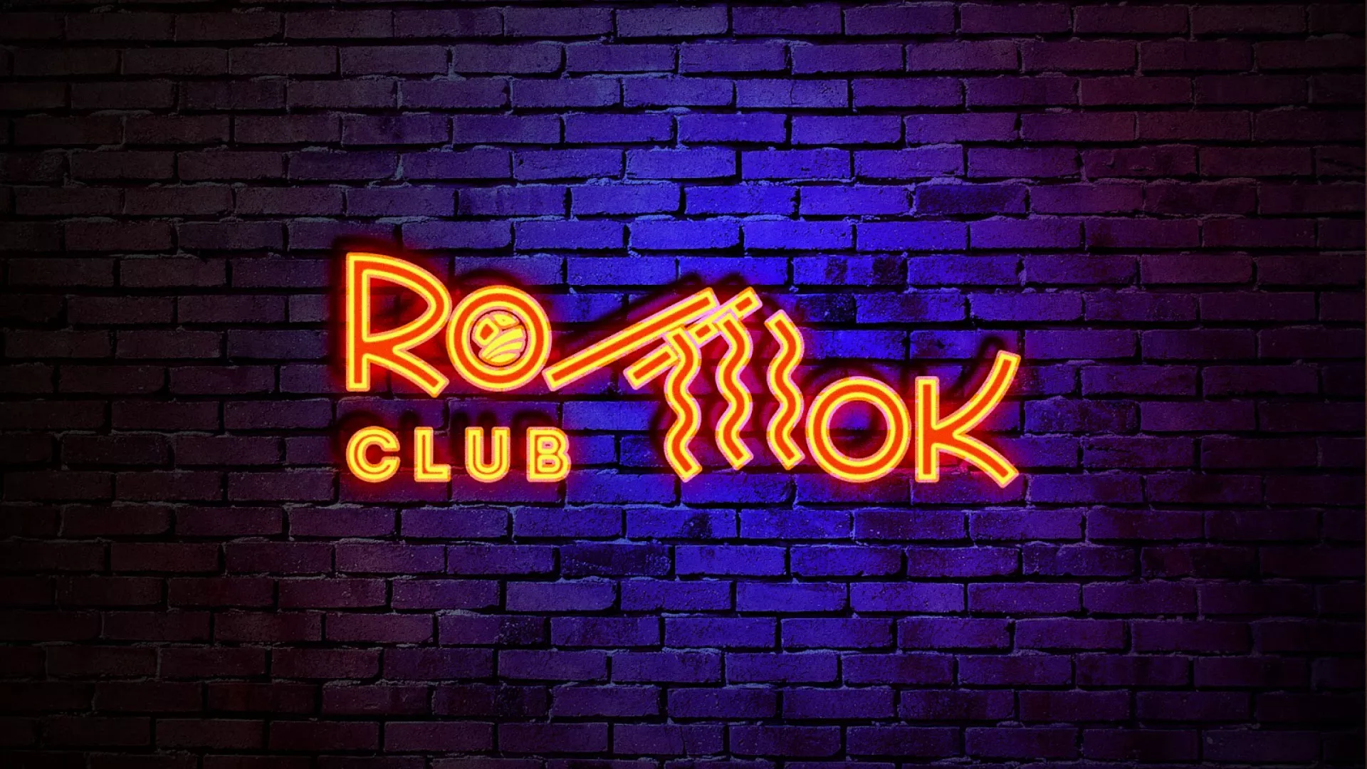 Разработка интерьерной вывески суши-бара «Roll Wok Club» в Артёмовске